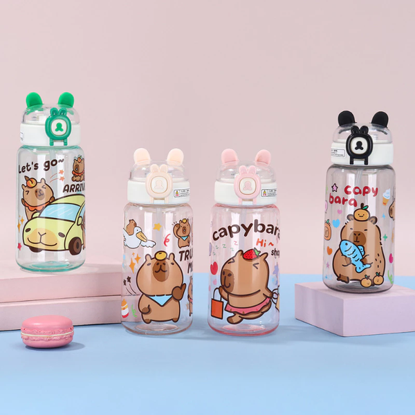 Bình nước Cabybara 500ml cho bé