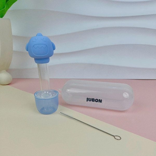 Dụng cụ bón sữa Jubon 6ml có chia vạch, kèm cọ vệ sinh (màu ngẫu nhiên)