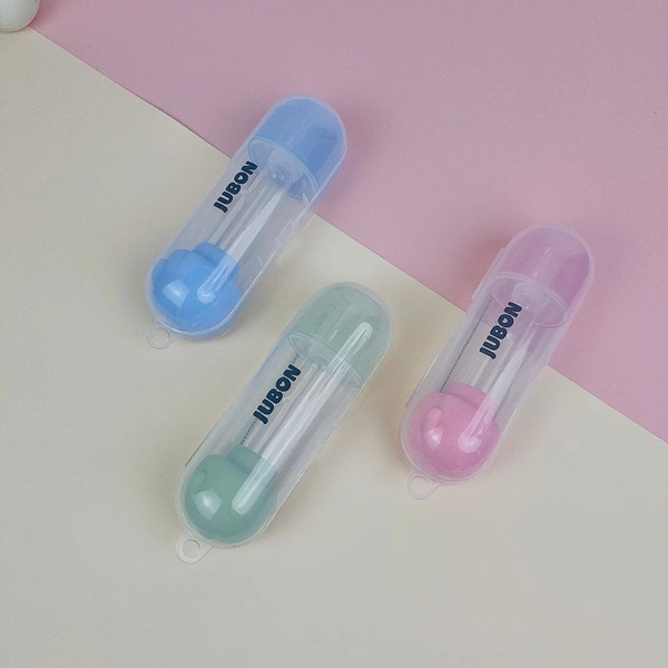 Dụng cụ bón sữa Jubon 6ml có chia vạch, kèm cọ vệ sinh (màu ngẫu nhiên)