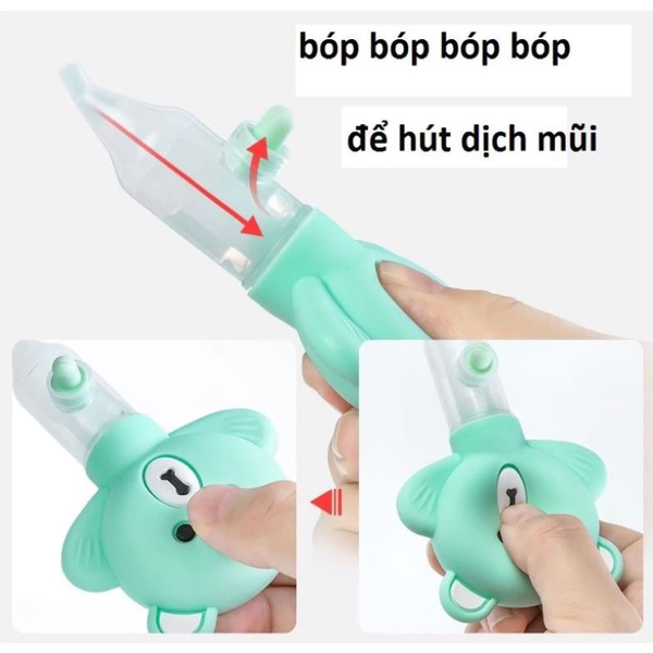 Hút mũi hình gấu cho bé