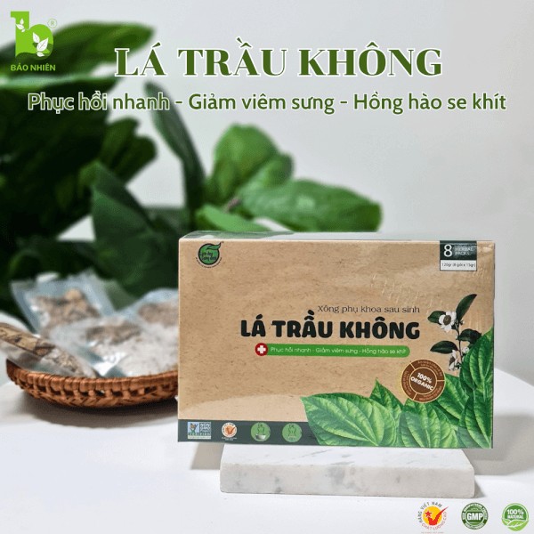 Xông phụ khoa sau sinh Lá trầu không Bảo Nhiên 120g