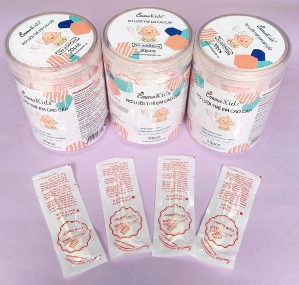 Rơ lưỡi trẻ em EMMAKIDS cao cấp (hộp 30 que)