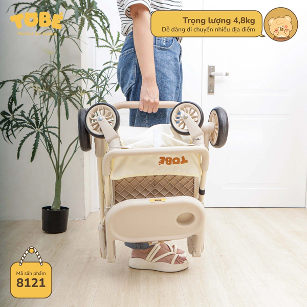 Xe Đẩy Gấp Gọn Andy MS 8121 (Màu Be)