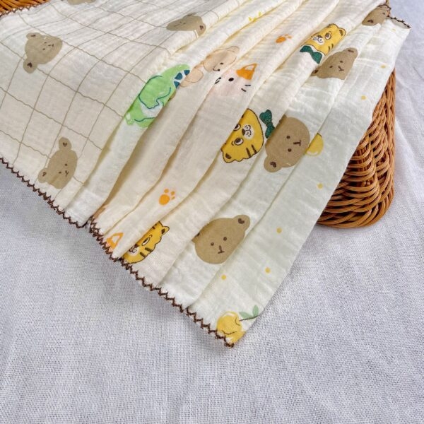 Hộp 6 Chiếc Khăn Sữa Muslin JUBON (Họa tiết ngẫu nhiên)