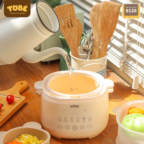 Nồi Nấu Cháo Chậm Tobé KOMI MS 9120 dung tích 1L