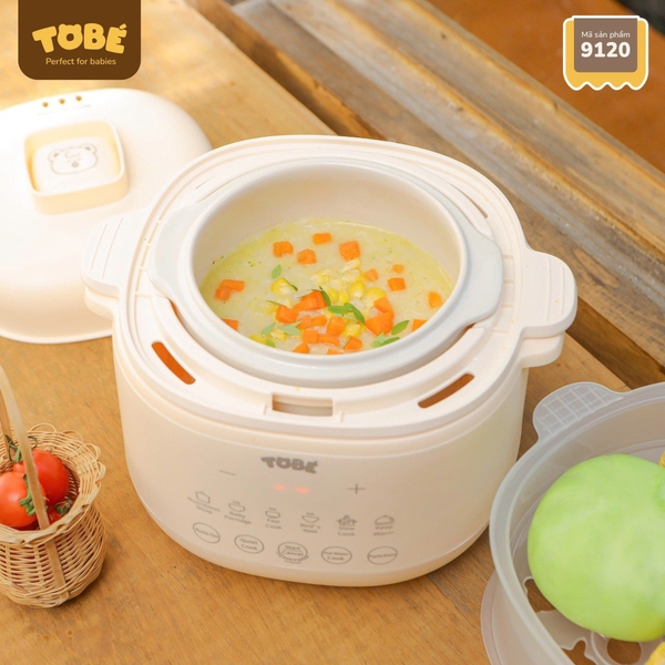 Nồi Nấu Cháo Chậm Tobé KOMI MS 9120 dung tích 1L