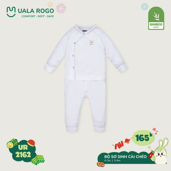 Bộ Cài Chéo Sơ Sinh Cho Bé UR 2162