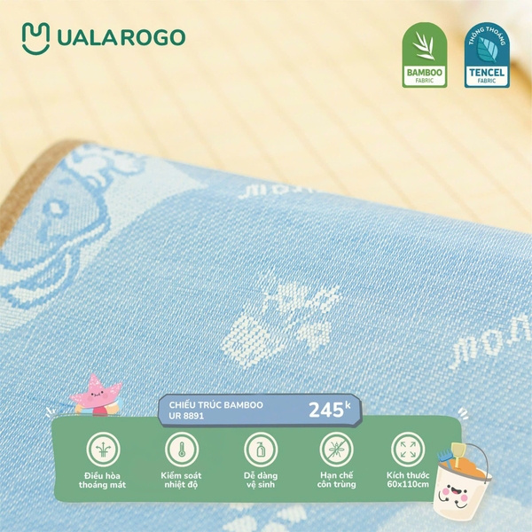 Chiếu trúc Ualarogo Bamboo 60x110cm UR8891