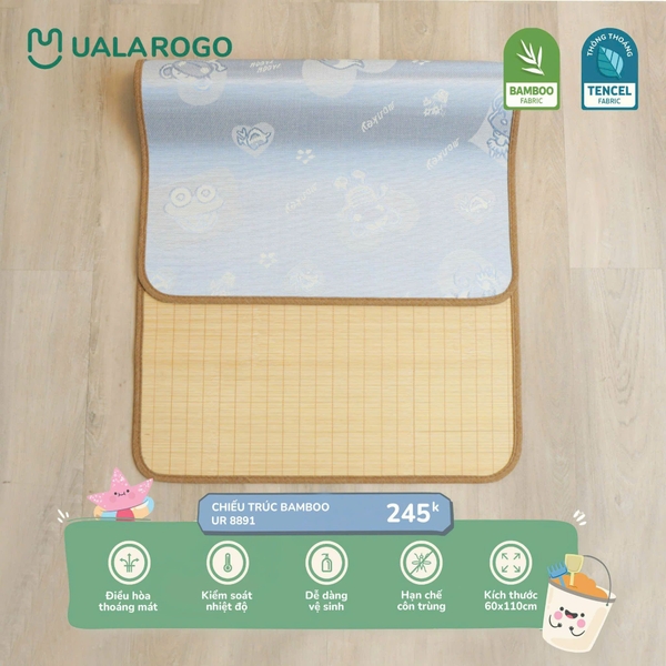 Chiếu trúc Ualarogo Bamboo 60x110cm UR8891