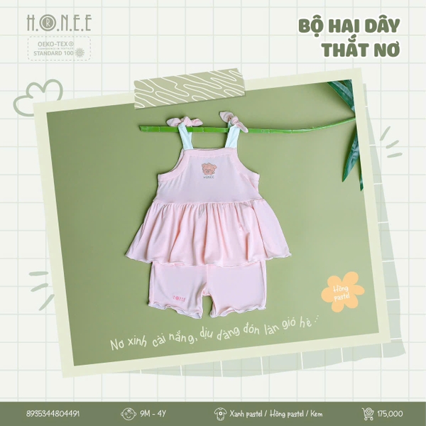 Bộ 2 dây thắt nơ Hrnee