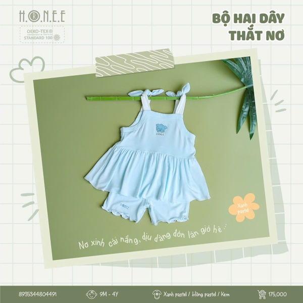 Bộ 2 dây thắt nơ Hrnee