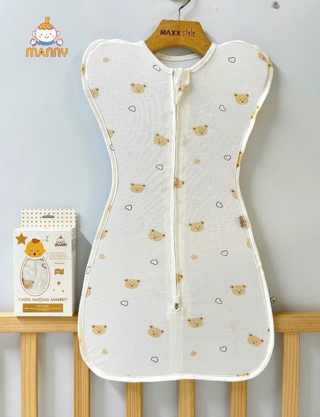 Nhộng chũn Manny size S cho bé dưới 6,5kg (họa tiết ngẫu nhiên)