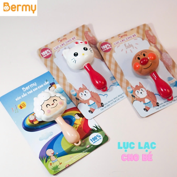 Lục lạc cho bé yêu Bermy (màu sắc/ họa tiết ngẫu nhiên)
