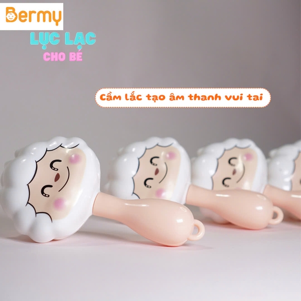 Lục lạc cho bé yêu Bermy (màu sắc/ họa tiết ngẫu nhiên)