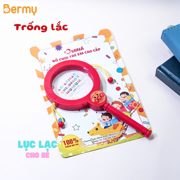 Lục lạc cho bé yêu Bermy (màu sắc/ họa tiết ngẫu nhiên)