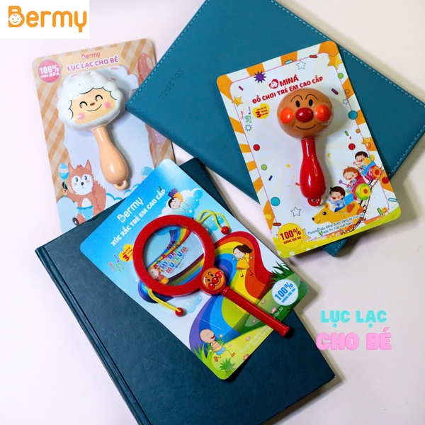 Lục lạc cho bé yêu Bermy (màu sắc/ họa tiết ngẫu nhiên)