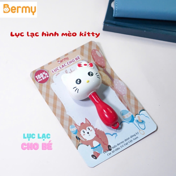 Lục lạc cho bé yêu Bermy (màu sắc/ họa tiết ngẫu nhiên)