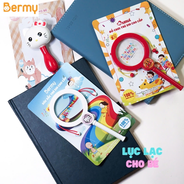 Lục lạc cho bé yêu Bermy (màu sắc/ họa tiết ngẫu nhiên)