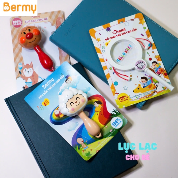 Lục lạc cho bé yêu Bermy (màu sắc/ họa tiết ngẫu nhiên)