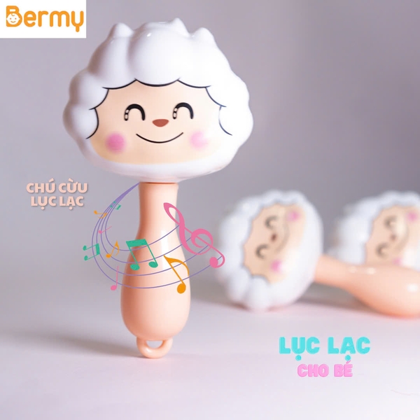 Lục lạc cho bé yêu Bermy (màu sắc/ họa tiết ngẫu nhiên)