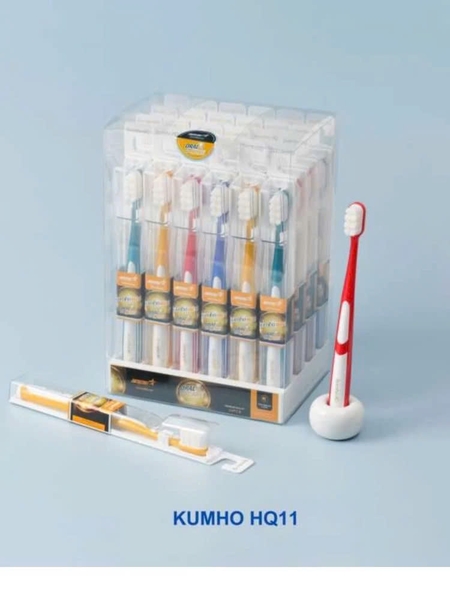 Bàn chải đánh răng xuất Hàn Kumho HQ11 siêu mềm dành cho răng nhạy cảm và răng sứ