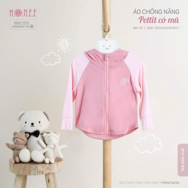 Áo chống nắng Petit có mũ Hrnee 1827