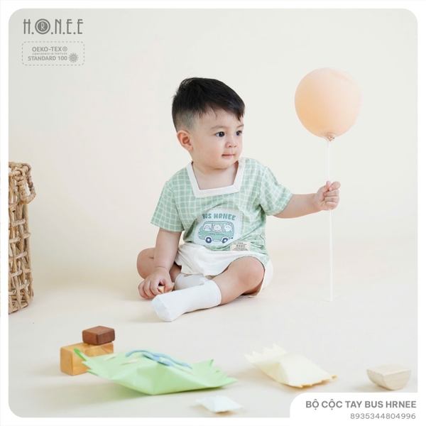 Bộ cộc tay Bus Honee Hrnee