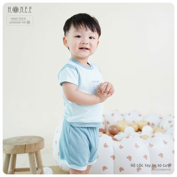 Bộ cộc tay I'm so cute Hrnee