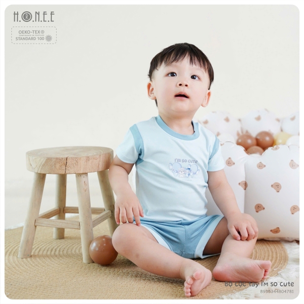 Bộ cộc tay I'm so cute Hrnee