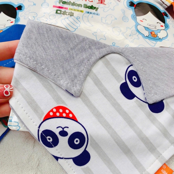 Yếm cotton cổ ve (màu ngẫu nhiên)
