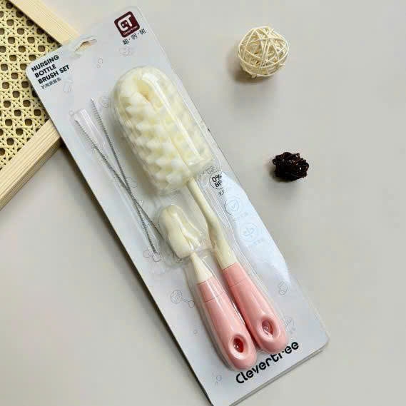 Set cọ xốp 3 chi tiết (màu ngẫu nhiên)