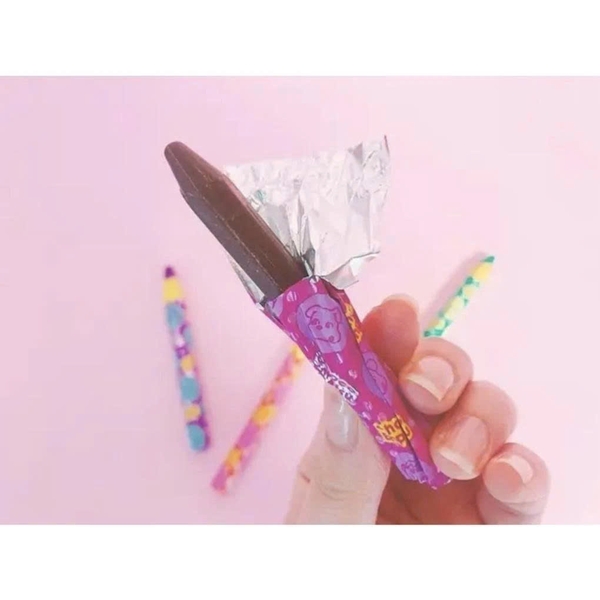 Kẹo Socola Fujiya hình bút chì (túi 4 chiếc 27g) 2Y+