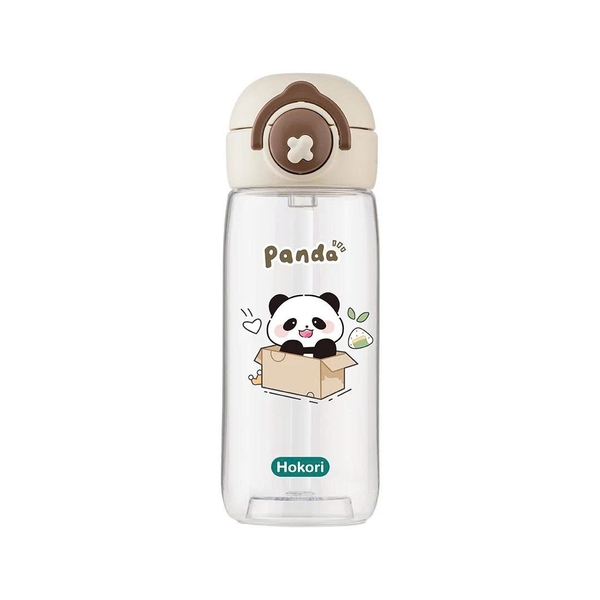 Bình nước trẻ em Panda 480ml Hokori 0080 (Hồng)