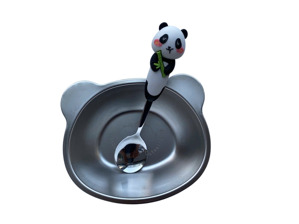 Thìa inox gấu thỏ (họa tiết ngẫu nhiên)