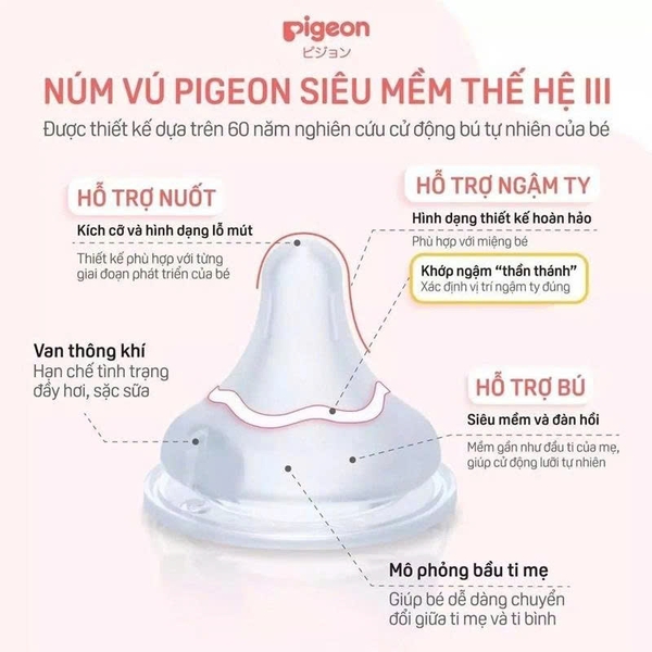 Bình Sữa Pigeon PPSU Softouch Baby-Friendly World 160m - Họa tiết Đại Dương
