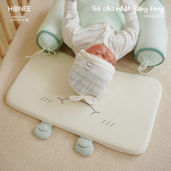 GỐI CHỮ NHẬT BABY FROG 5733 HONEE