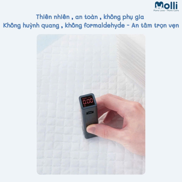 Miếng Lót Chống Thấm Dùng Một Lần Molli Cho Bé