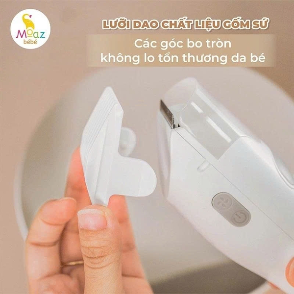 Tông đơ điện cắt tóc cho bé Moaz BéBé MB – 100
