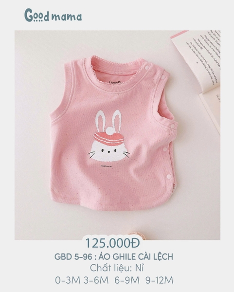 Áo Ghile cài lệch Goodmama GBD 5-96