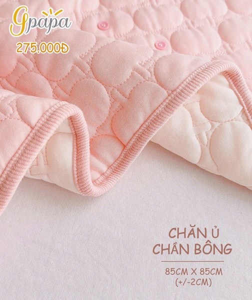 Chăn ủ chần bông táo Gpapa