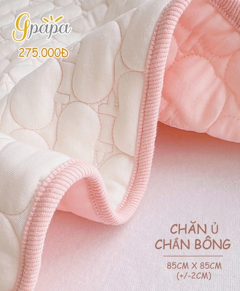 Chăn ủ chần bông táo Gpapa