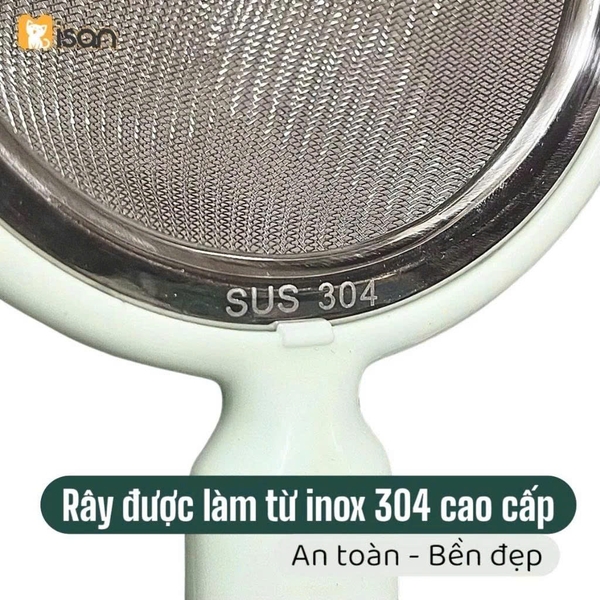 Rây lọc mịn inox 304 Misan (màu ngẫu nhiên)
