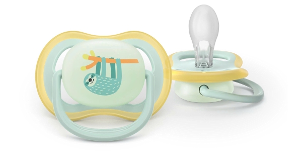 Ty ngậm thông khí dạ quang ban đêm Philips Avent (SCF376/24, 0-6M, vỉ đôi)