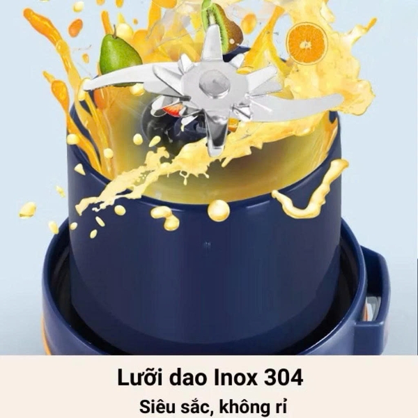 Máy xay sinh tố cầm tay pin sạc Bioamicus