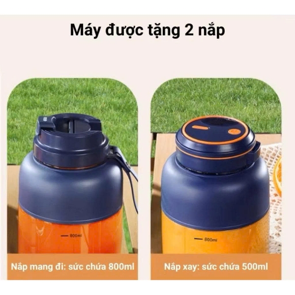 Máy xay sinh tố cầm tay pin sạc Bioamicus