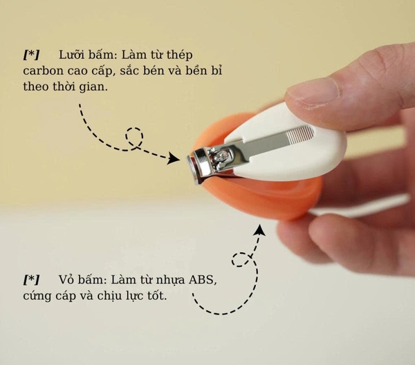 Bấm móng tay Hallysen cho bé