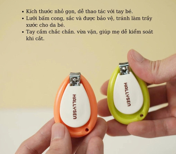 Bấm móng tay Hallysen cho bé