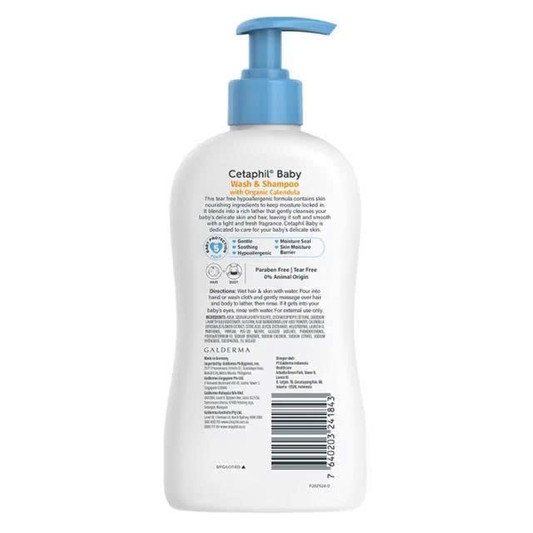 Sữa tắm gội Cetaphil Hoa Cúc 400ml (0M+)