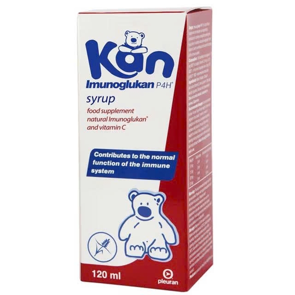 Siro tăng đề kháng Kan Imunoglukan P4H  120ml (6M+)