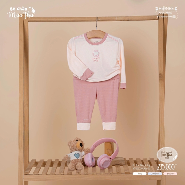 Bộ dài tay bo gấu Must Have Honee 8024